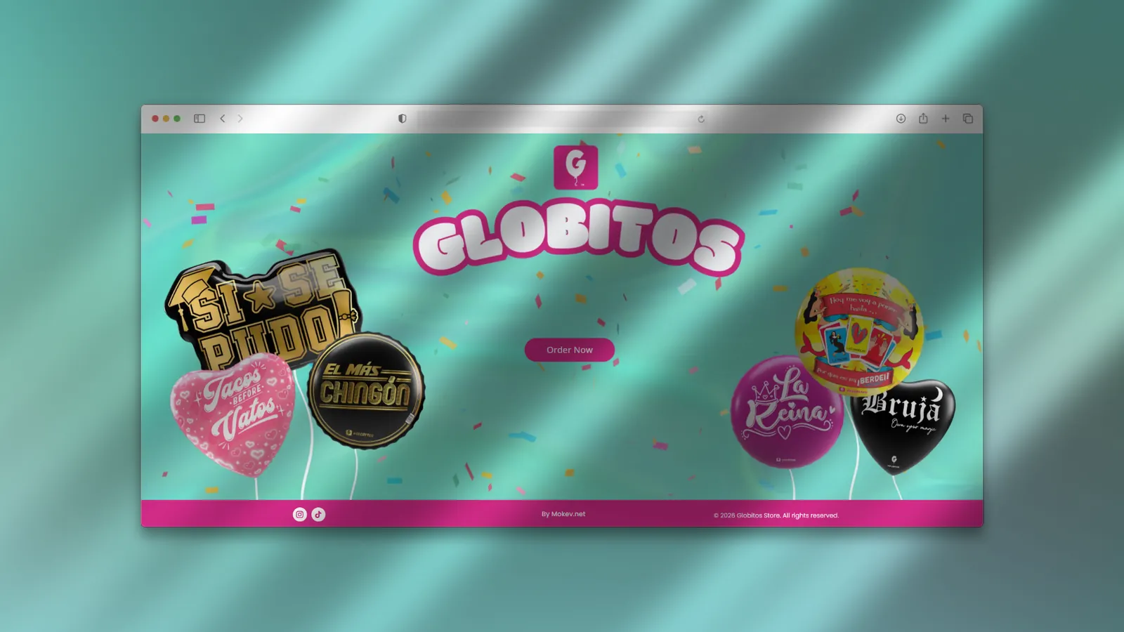 Captura del proyecto Globitos Store